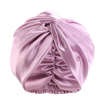 Popular Imitation Silk Double-layer Night Caps